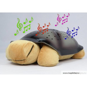 Music Twilight Turtle  Звездная музыкальная черепашка-ночник. Бесплатная доставка!